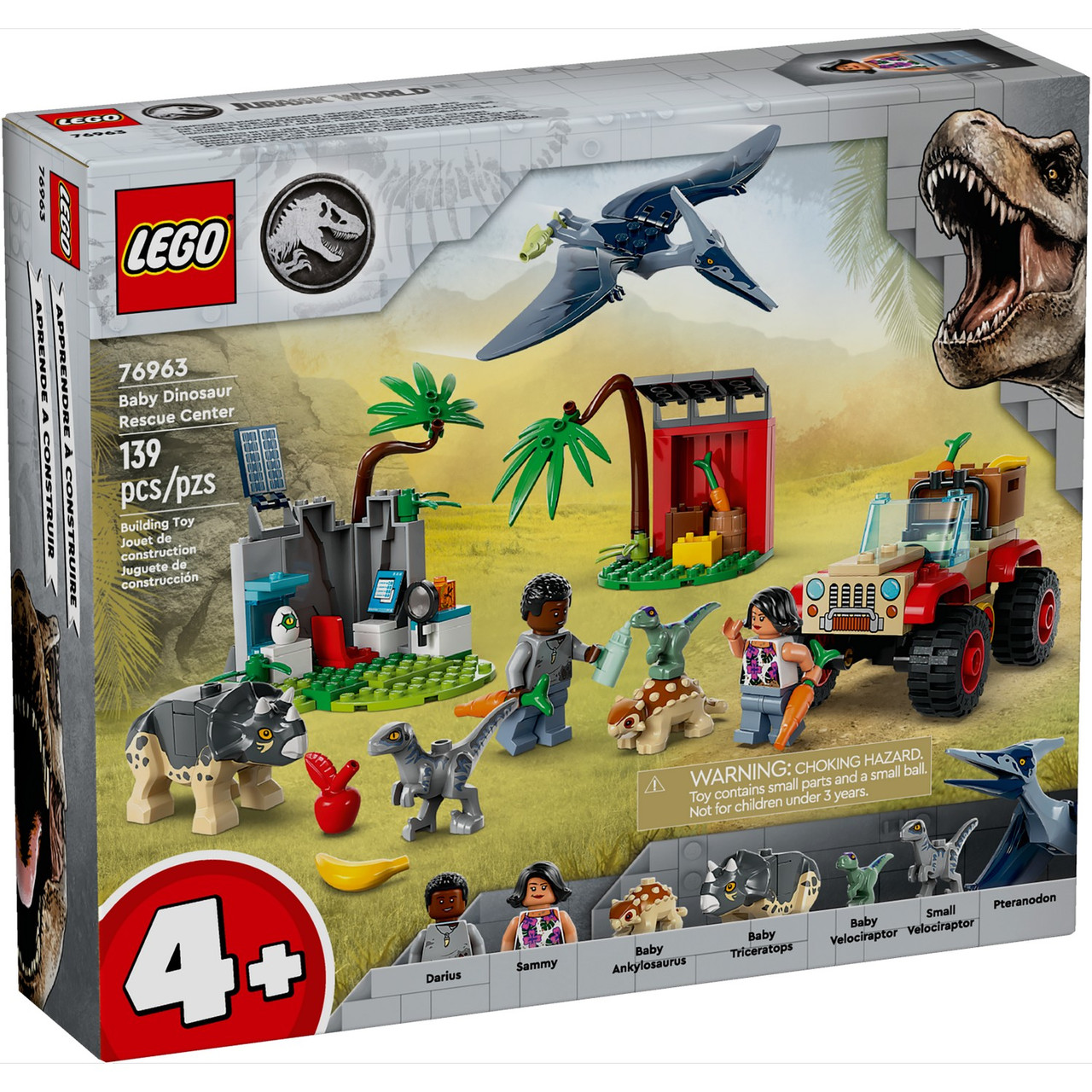 Lego 76963 Jurassic World Центр спасения детенышей динозавров - фото 1 - id-p114075903