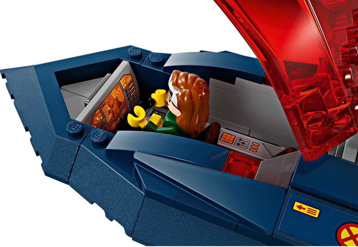 Lego 76281 Супер Герои Люди Икс X-Jet - фото 5 - id-p114075902