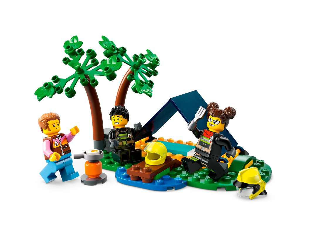 Lego 60412 Город Пожарная машина 4x4 с катером - фото 3 - id-p114075878