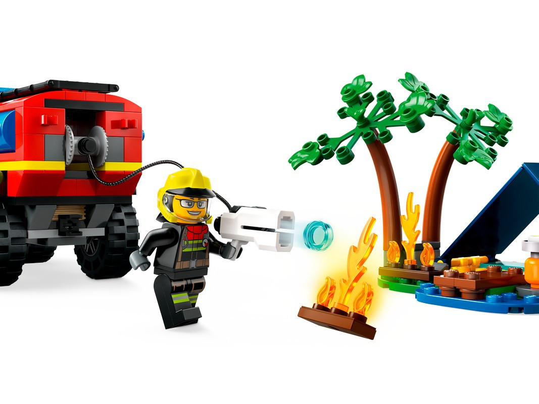 Lego 60412 Город Пожарная машина 4x4 с катером - фото 6 - id-p114075878