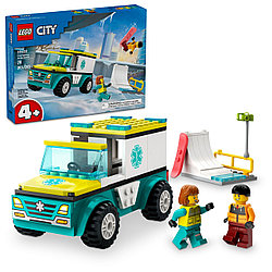 Lego 60403 Город Скорая помощь и сноубордист
