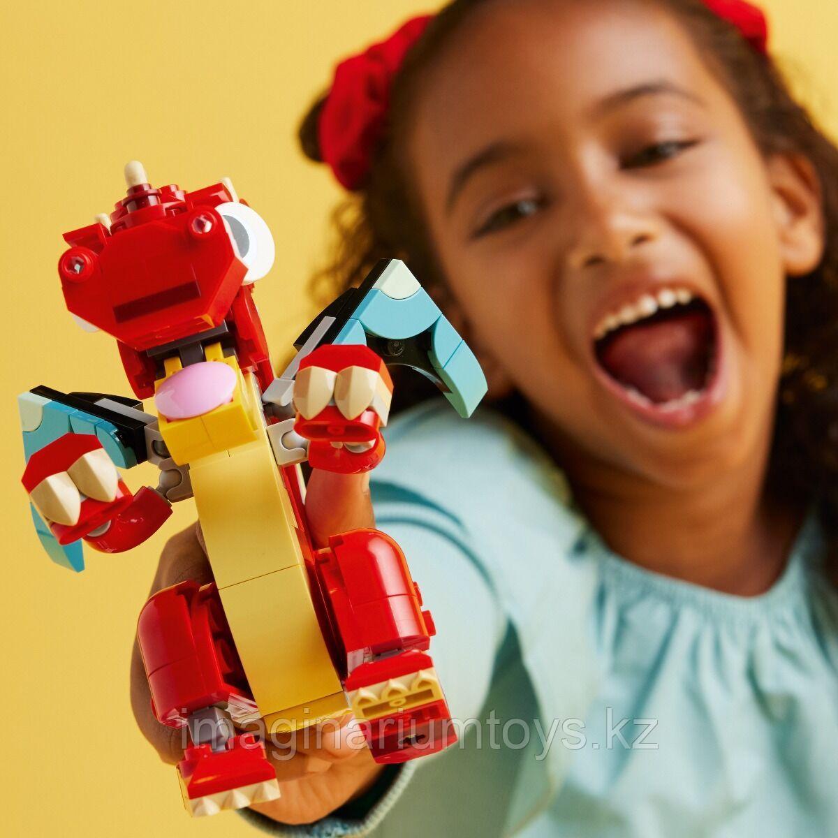 Конструктор LEGO Криэйтор Красный дракон - фото 3 - id-p114079791
