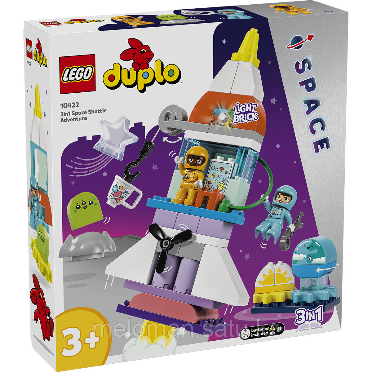 LEGO: Приключения космического корабля 3в1 DUPLO 10422 - фото 3 - id-p114079302