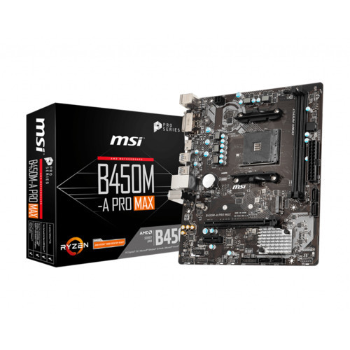 MSI B450M-A PRO MAX материнская плата (B450M-APROMAX) - фото 4 - id-p114075149