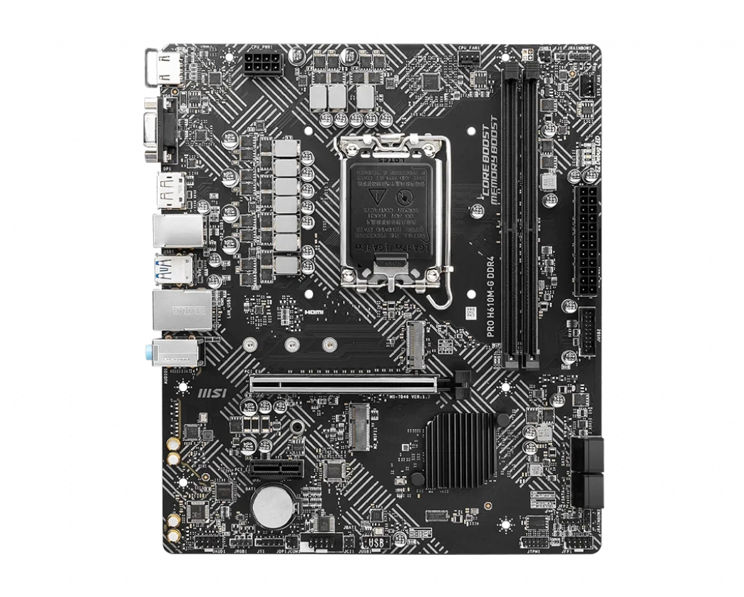 Материнская плата MSI PRO H610M-G, фото 1