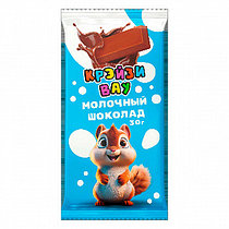 Молочный шоколад КРЭЙЗИВАУ 30 гр  (14 шт в упак)
