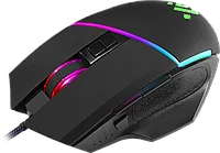 Defender 52880 Мышь проводная оптическая Warfame GM-880L RGB(черный) USB, 7 кнопок, 800-12800 dpi