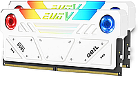 Оперативная память с RGB подсветкой 32GB Kit (2x16GB) GEIL EVO V RGB 8000Mhz DDR5 White GESW532GB8000C38ADC