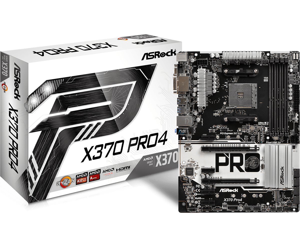 Материнская плата ASRock X370 PRO4