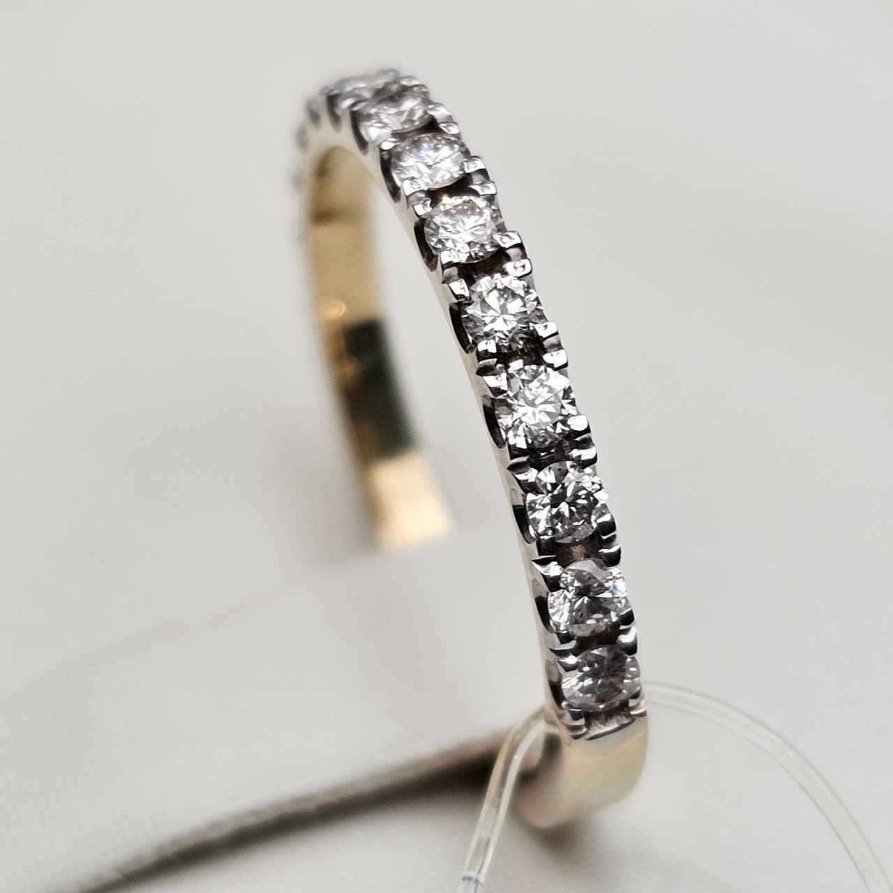 Золотое кольцо с бриллиантом 0.40Ct VS2/I, EX-Cut - фото 3 - id-p99820615