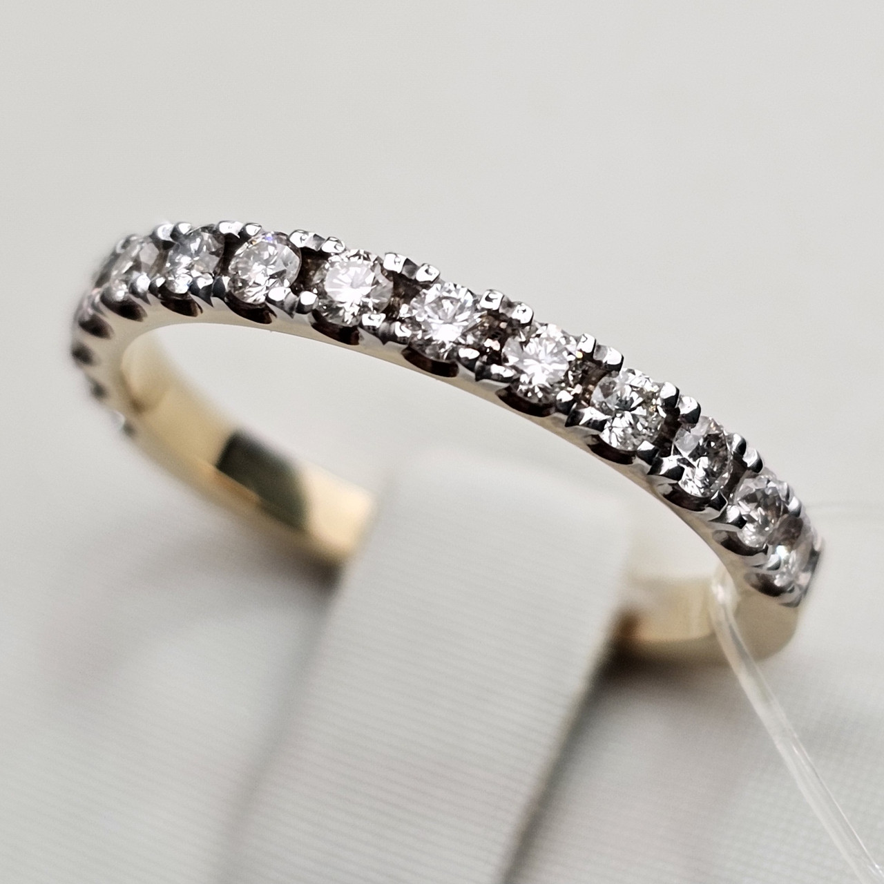 Золотое кольцо с бриллиантом 0.40Ct SI1-SI2/H, VG-Cut - фото 6 - id-p99820549