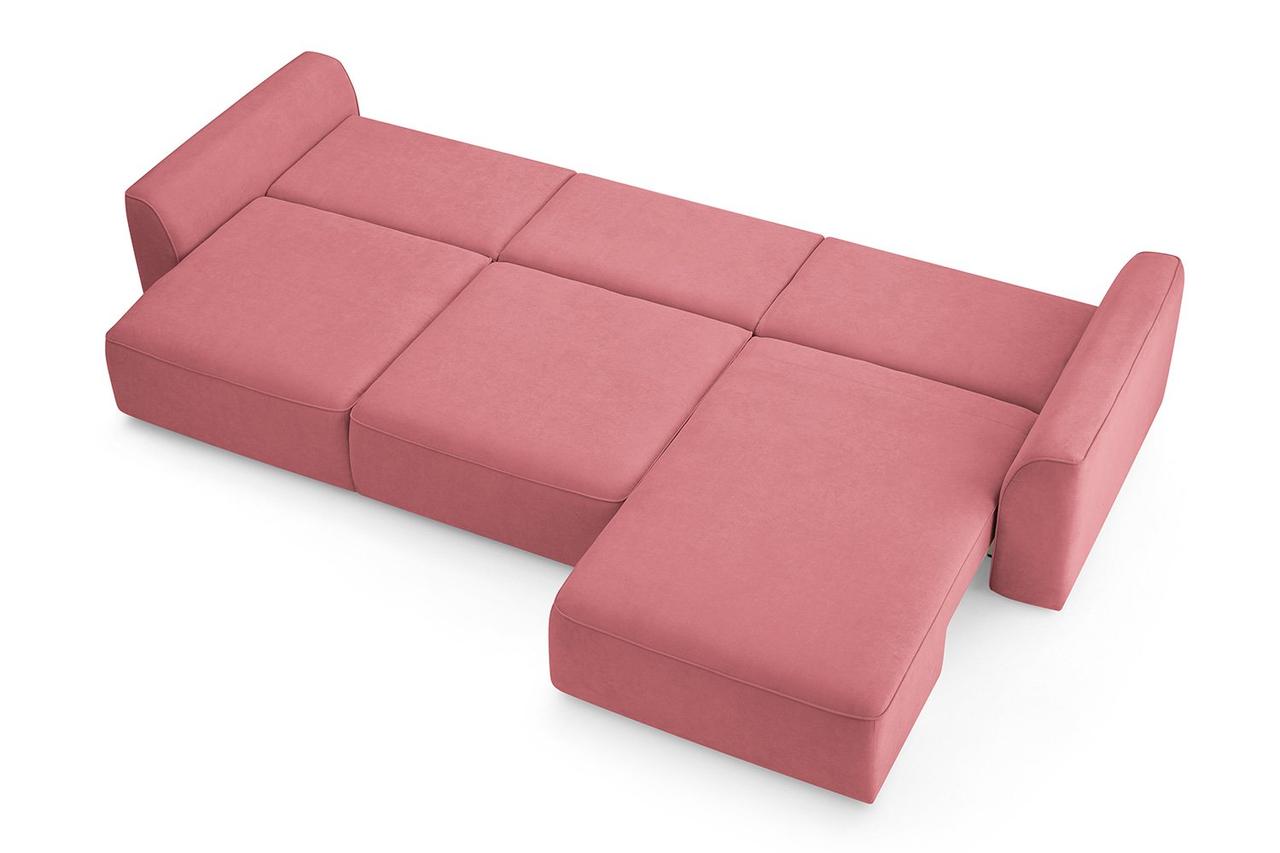 Угловой диван-кровать SOLANA Сиэтл Розовый, ширина 3,5 м - фото 8 - id-p114086665