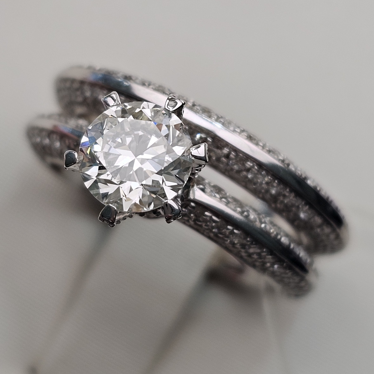 Золотое кольцо GIA 17р 750 пр. 2.31 Сt SI1-VS2/K H VG-Cut, фото 1