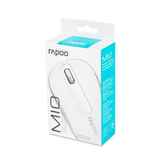 Rapoo M-10 Plus White мышь оптическая беспроводная, 3D, Оптическая, 1000dpi, Беспроводной 2.4 ГГц - фото 2 - id-p114087126