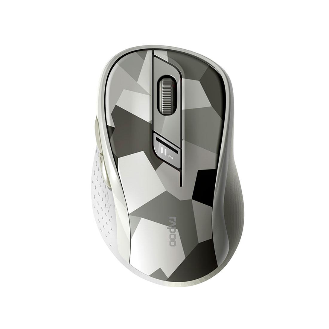 Rapoo M500 Silent Grey мышь оптическая беспроводная, 3D, Оптическая, 1000dpi, Беспроводной 2.4 ГГц - фото 3 - id-p114087239