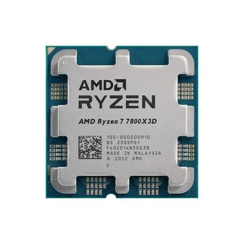 Процессор AMD Ryzen 7 7800X3D 4,2Гц (5,0ГГц Turbo) 8-ядер 16-потоков, 8MB L2, 96MB L3, 120W, AM5 OEM 100-00000 - фото 1 - id-p114087240