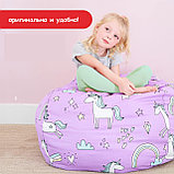 Кресло-мешок для хранения мягких игрушек 60 см, фото 2