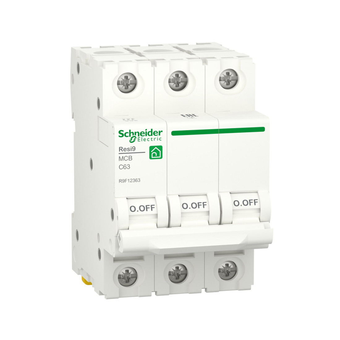 Автоматический выключатель 3P С 63А 6 kA SE R9F12363 (АВ) Schneider Electric - фото 1 - id-p114030304