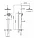 Душевая система с термостатом для душа, хром ESKO STT5054, фото 5