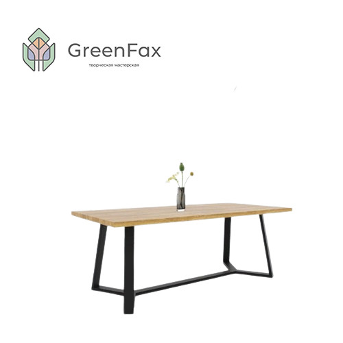 Обеденный стол для столовой в стиле Лофт - фото 1 - id-p114091960