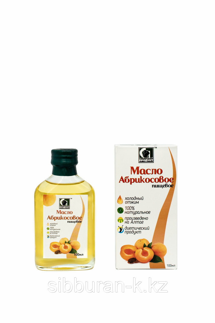 РАСПРОДАЖА Масло абрикосовое нерафинированное «Сибирское» марки П, 100,мл