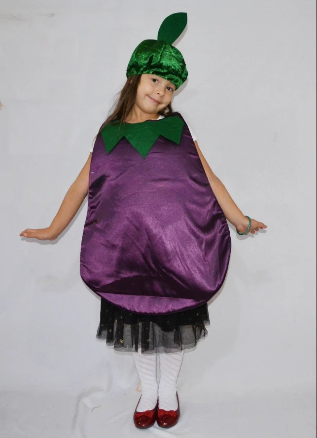 Карнавальный костюм детский овощи и фрукты баклажан - фото 1 - id-p68181740