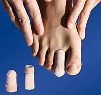 Защитные хлопковые напальчники с силиконовым слоем для пальцев стопы, 1 пара