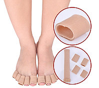 Защитная трубка для пальцев стопы из хлопка и силикона/ Трубка для защиты пальцев от мозолей 15 cm