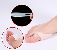 Бурсопротектор фиксатор для большого пальца. Гелевая защитная накладка для пальцев ног без разделителя