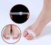 Силиконовый разделитель-корректор первого и второго пальца на ступне (1пара) Сепараторы платьцев