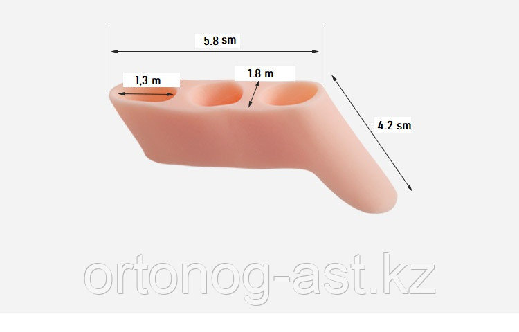 Ортез на пальцы ног, вальгусный бандаж на 3 пальца - фото 4 - id-p114092940