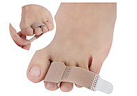 Дышащий нейлоновый выпрямитель для пальцев, при вальгусной деформации и искревления пальцев ног.