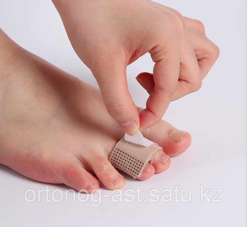 Дышащий нейлоновый выпрямитель для пальцев, при вальгусной деформации и искревления пальцев ног. - фото 4 - id-p114092972