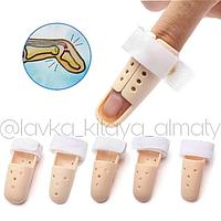 Дышащий защитный ортез на палец (межфаланговые суставы) при переломах и травмах