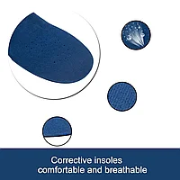 Высококачественные ортопедические стельки для взрослых поддерживает пятку от заваливания.
