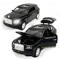 Игрушка детская машинка металлическая с свето-звуковым эффектом Die-Cast Metal Model Car 1:32 Jeep черный