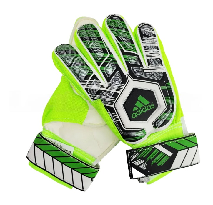 Перчатки вратарские футбольные зеленые (размер 6 - S)