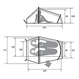 Палатка Сплав Jaguar 2 v3 олива (OneSize), фото 2