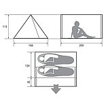 Палатка Сплав Settler 2 олива (OneSize), фото 2