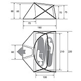 Палатка Сплав Shelter олива (OneSize), фото 3