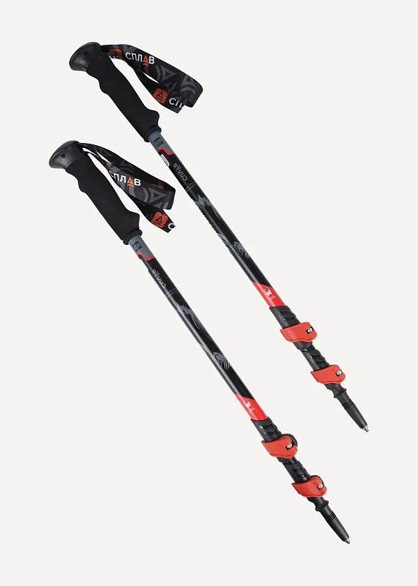 Треккинговые палки Сплав Mountain Pro Carbon 2 шт (OneSize), фото 1