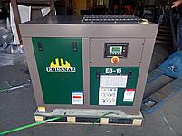 Компрессор винтовой электрический на ресивере с осушителем ЕВ 15II, фото 2