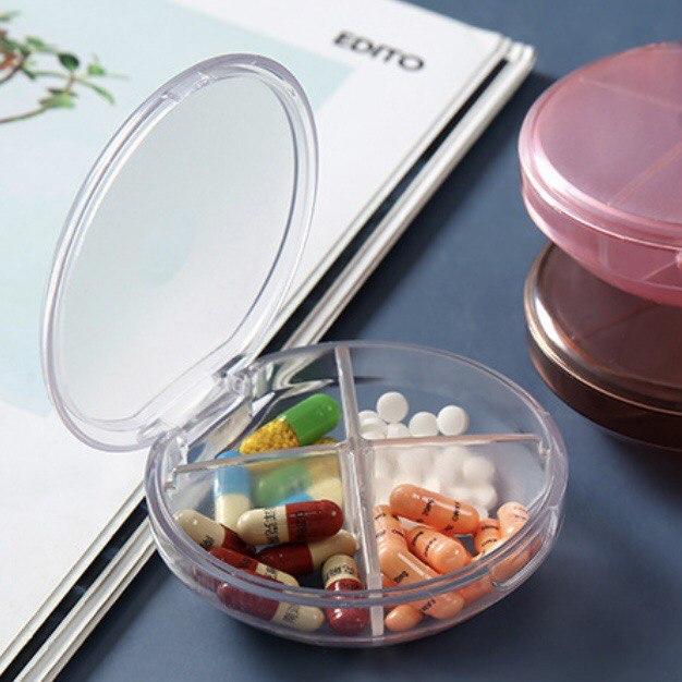 Таблетница 4 ячеек круглая, фото 1