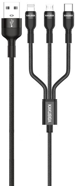USB кабель KAKU KSC-436 3в1 - фото 1 - id-p114103674