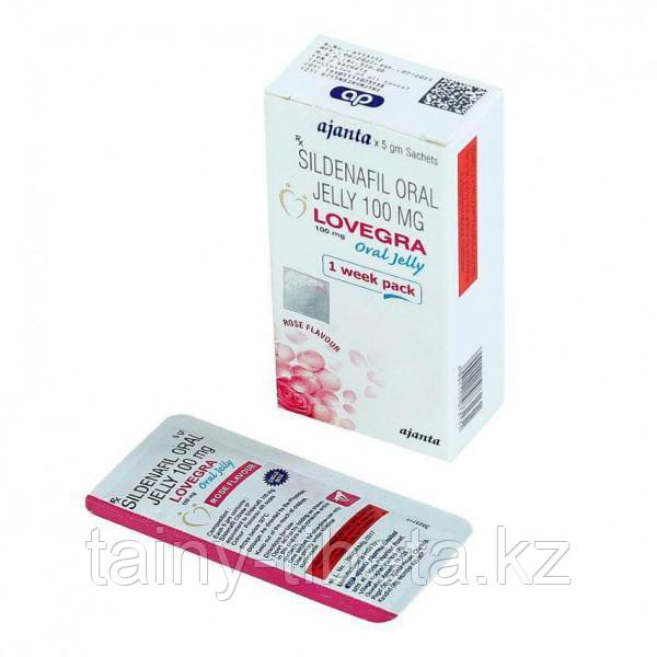 Ловегра желе (Lovegra Oral Jelly) 100 мг женская виагра