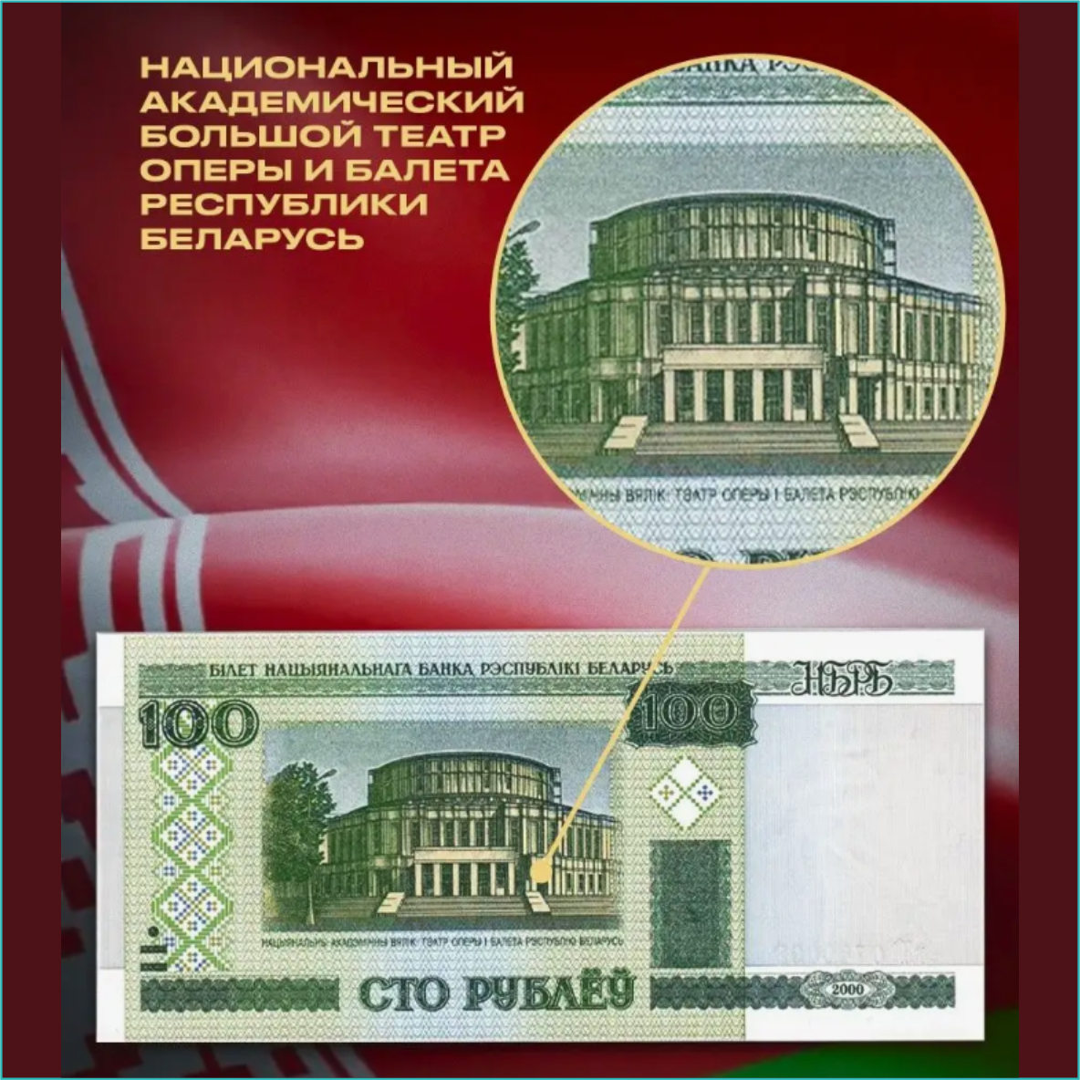 Набор банкнот Беларусь 2000 (8 шт.) - фото 8 - id-p114103812