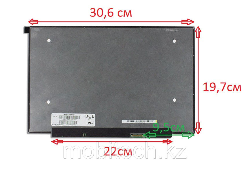 ЖК экран для ноутбука 14 NE140WUM-N68 MNE007QS2-1 MNE007QS1-2 1920*1200 30pin Huawei MateBook D 14 MDF-X экран - фото 1 - id-p114089913