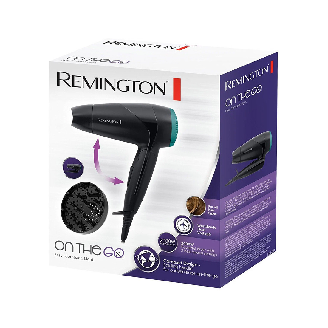 Фен REMINGTON D1500 2-016940 45583560100 - фото 3 - id-p114104049