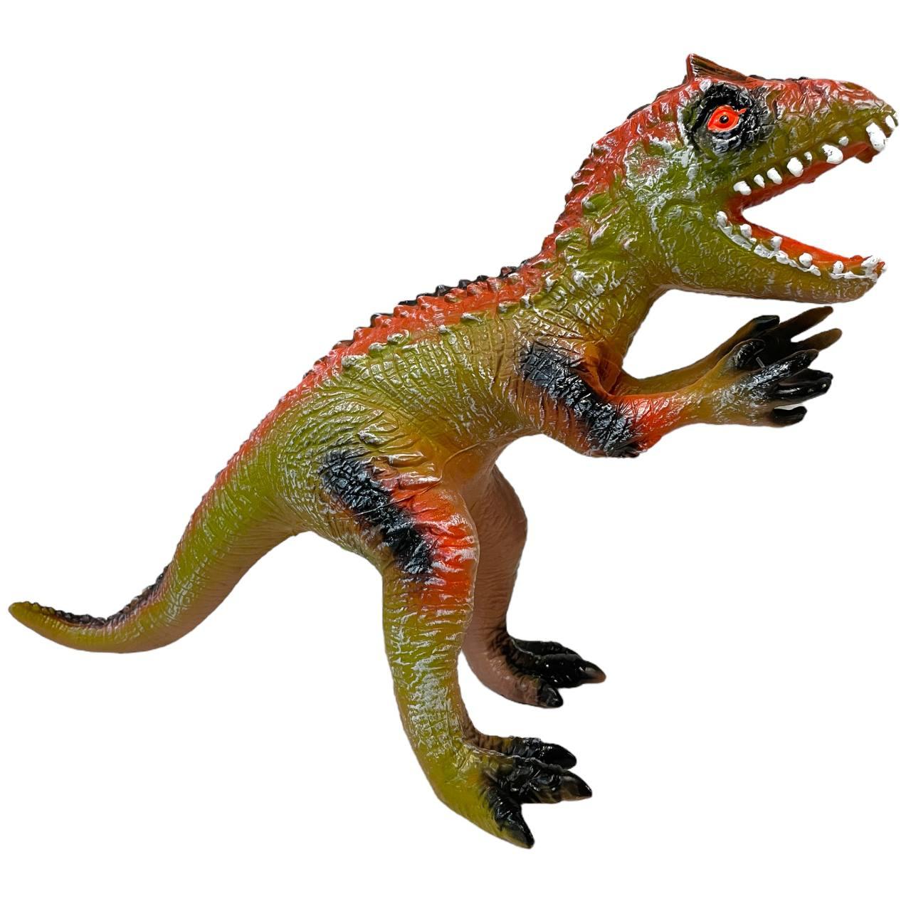 017-6 Динозавр резиновый качественный с звуком 6 видов, цена за 1шт 30*21см - фото 6 - id-p114105689