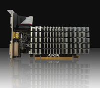 1GB GT210 DDR3 64-bit AFOX HDMI DVI-I VGA радиатор LP (AF210-1024D3L5-V2)